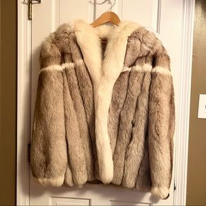 REAL White Fox Coat